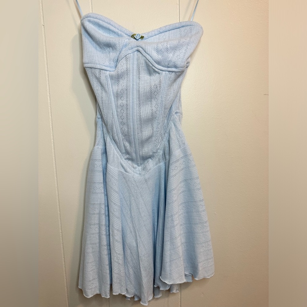 Brand New With Tags Andrea Ribbed Corset Mini Dress - Picture 2 of 10
